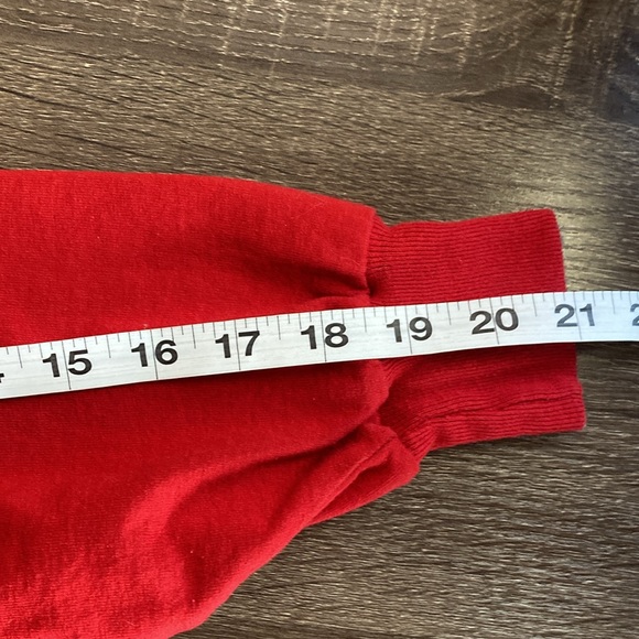 Women’s Large EUC Red Tad Lucas Cowgirl Long Sleeve T Shirt Jerzees - Picture 9 of 9